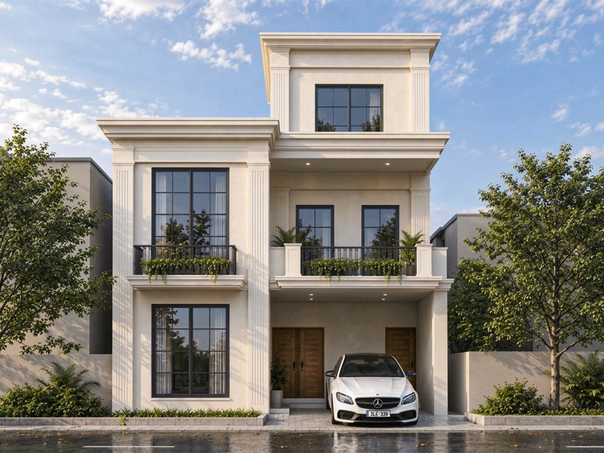 Exterior architectural visualization
